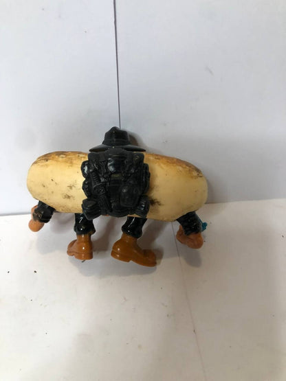 Mean Weener Food Fighters 1988 Mattel Vintage Action Figure Hotdog w Gun
