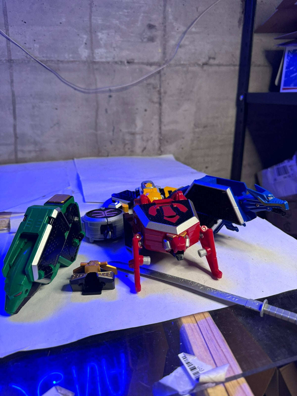 Power Rangers Samurai Sentai Shinkenger DX Shinkenoh Megazord BANDAI 2008. Raro