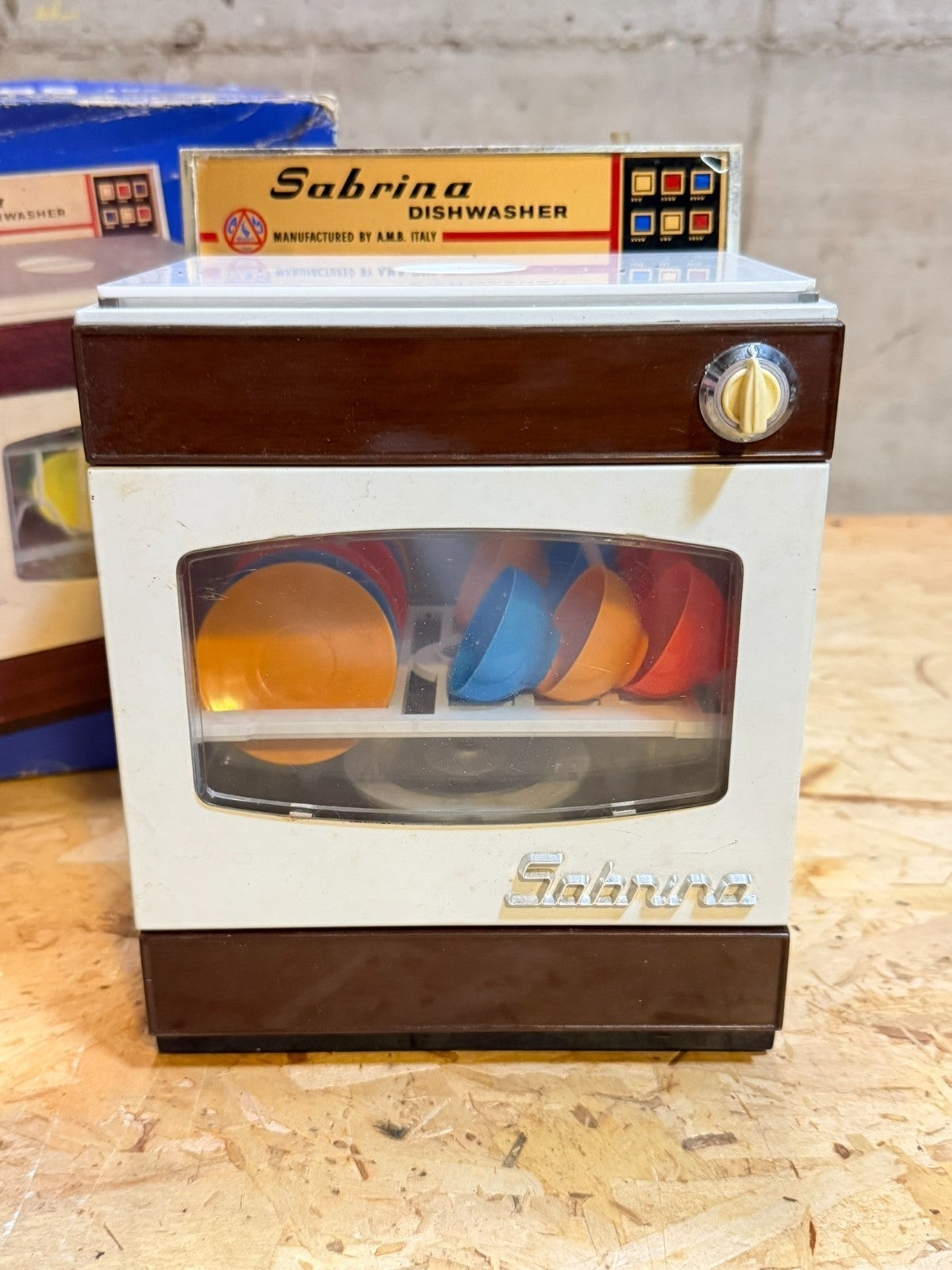 LAVASTOVIGLIE - DISHWASHER GIOCATTOLO SABRINA - AMB MADE IN ITALY - FUNZIONANTE