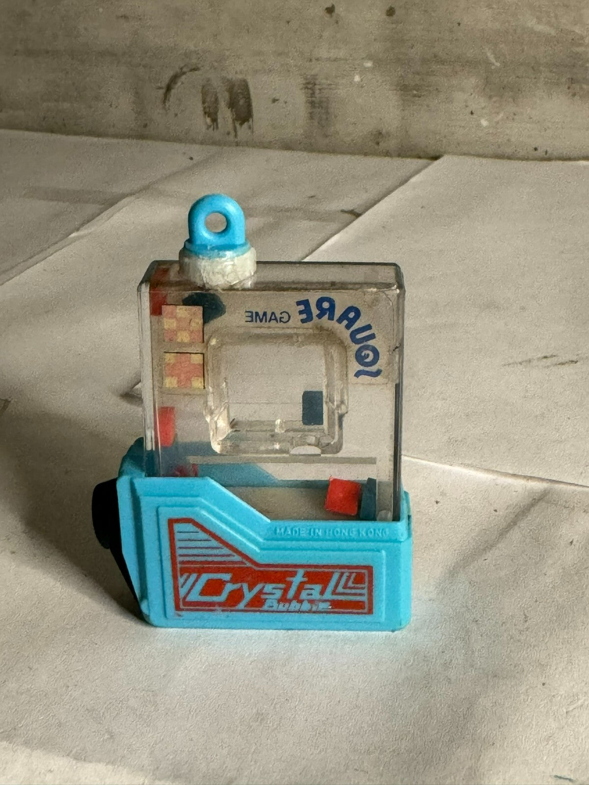 VINTAGE FANTASTIKO FILL N PLAY MINI WATER GAME BUBBLE CRYSTAL square game
