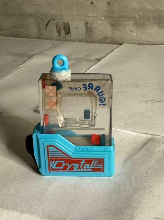 VINTAGE FANTASTIKO FILL N PLAY MINI WATER GAME BUBBLE CRYSTAL square game