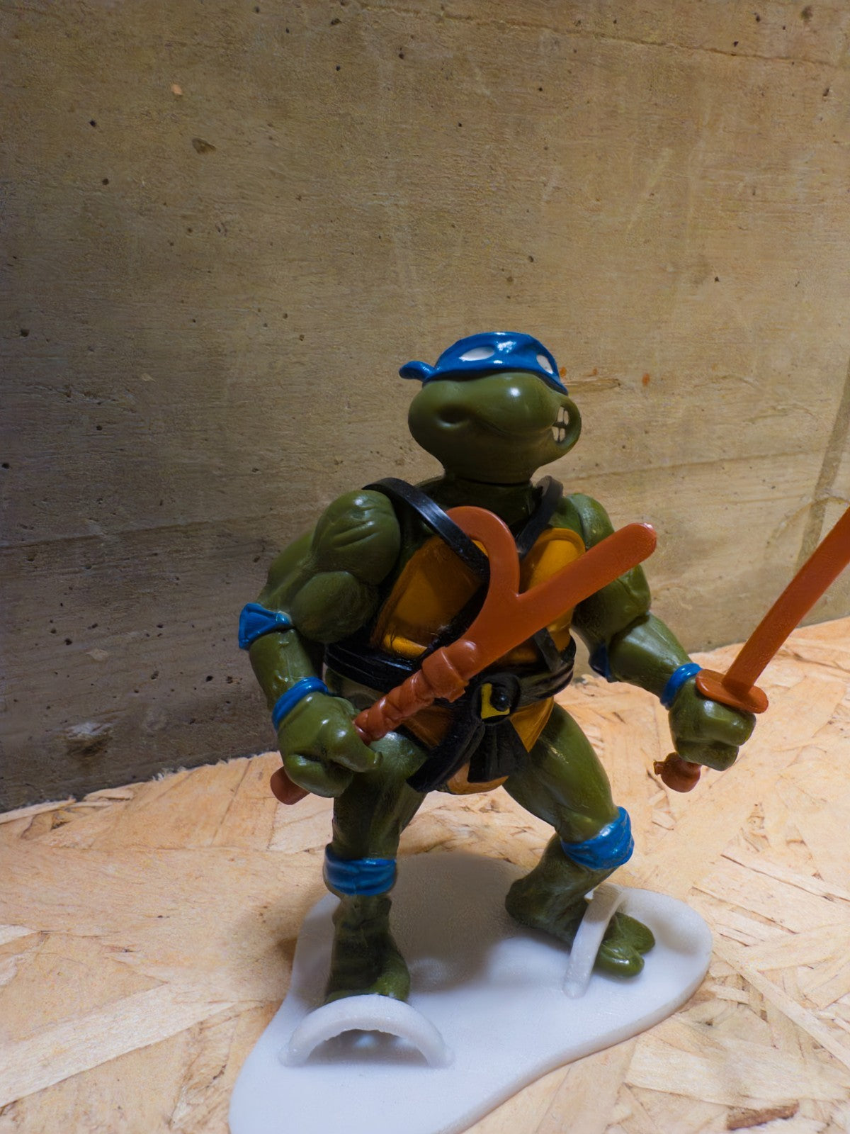 TMNT Teenage Mutant Ninja Turtles Vintage - 1988 Leo Leonardo Action Figure