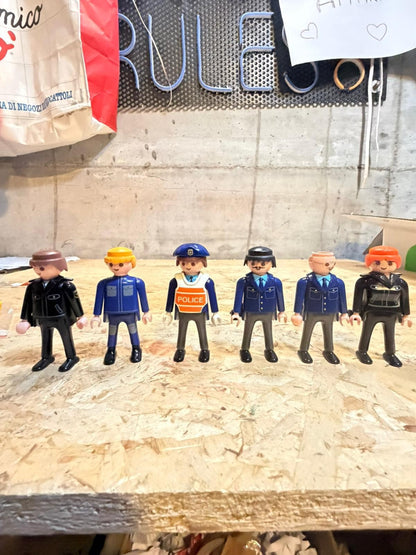 Personaggi misti Playmobile polizia
