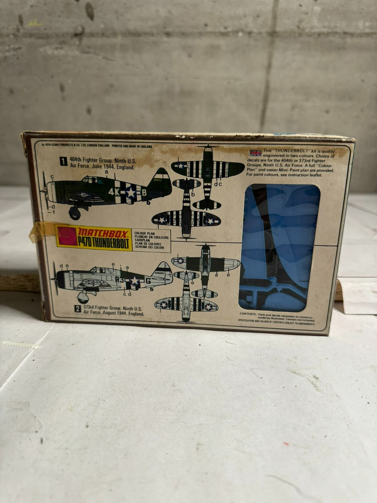 MATCHBOX P47D THUNDERBOLT PK-22 Scala 1/72