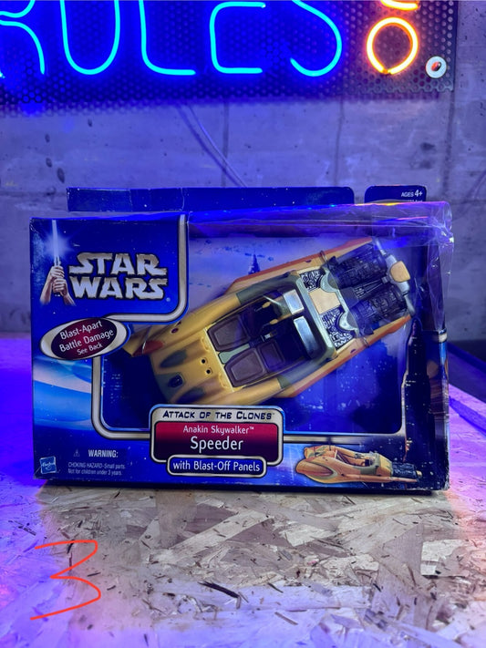 Anakin Skywalker Speeder  Star Wars Ep. 2 Attack Of The Clones  Hasbro