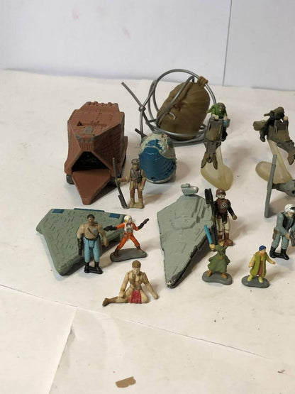 lotto star wars action figures vintage (micromachines )