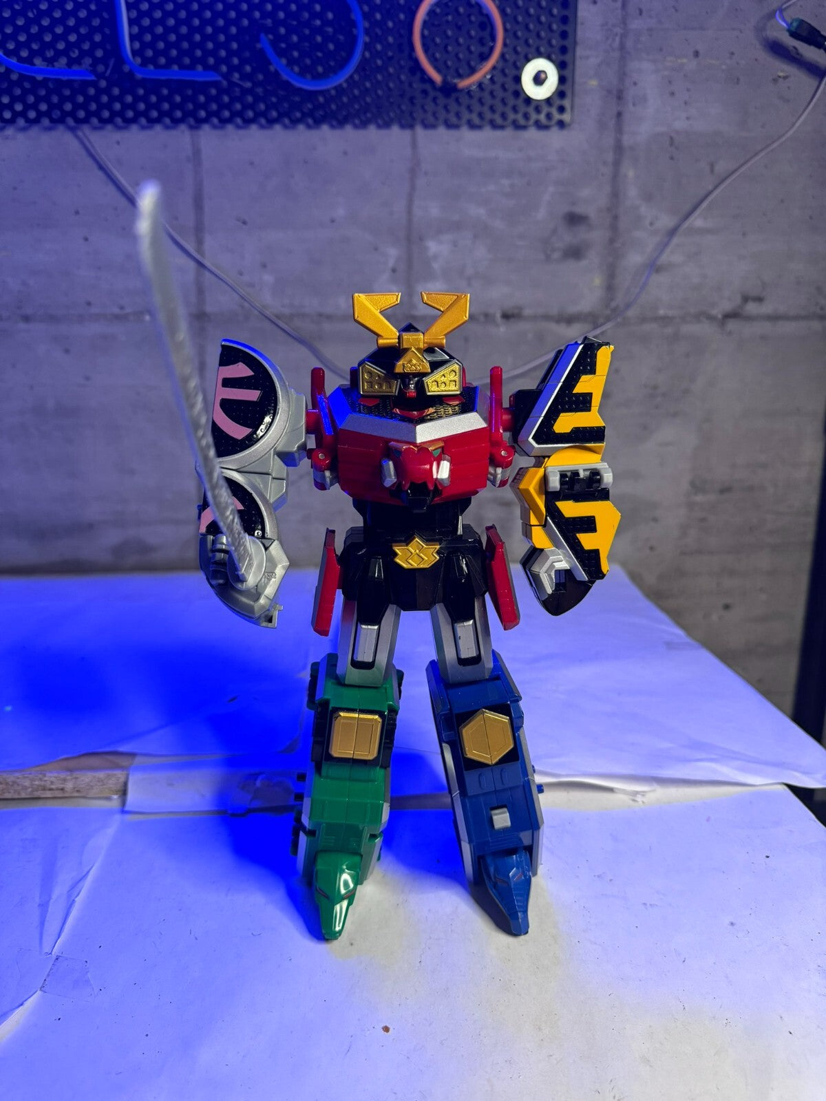 Power Rangers Samurai Sentai Shinkenger DX Shinkenoh Megazord BANDAI 2008. Raro