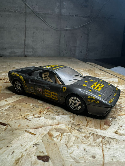 Modellino Ferrari 288 GTO European University Burago Scala 1:24 Bburago vintage
