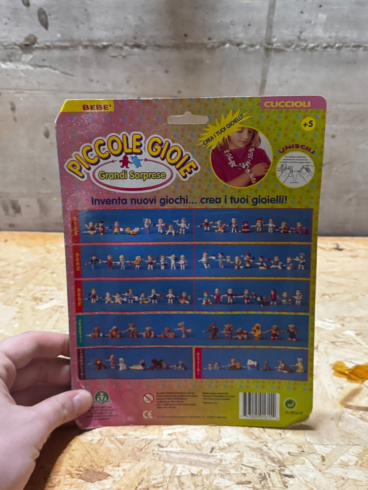 PICCOLE GIOIE GRANDI SORPRESE GIOCHI PREZIOSI VINTAGE NEW!!set5