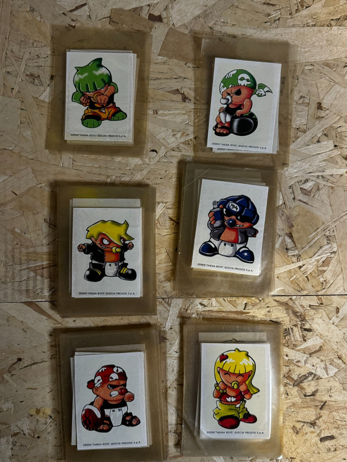 Lotto 7 figurine Tagga boys giochi preziosi