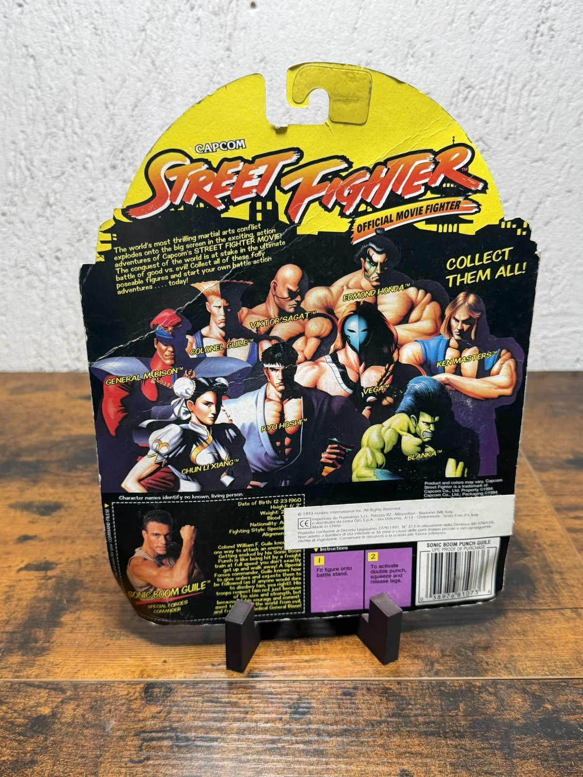 Street Fighter Guile Sonic Boom 1994