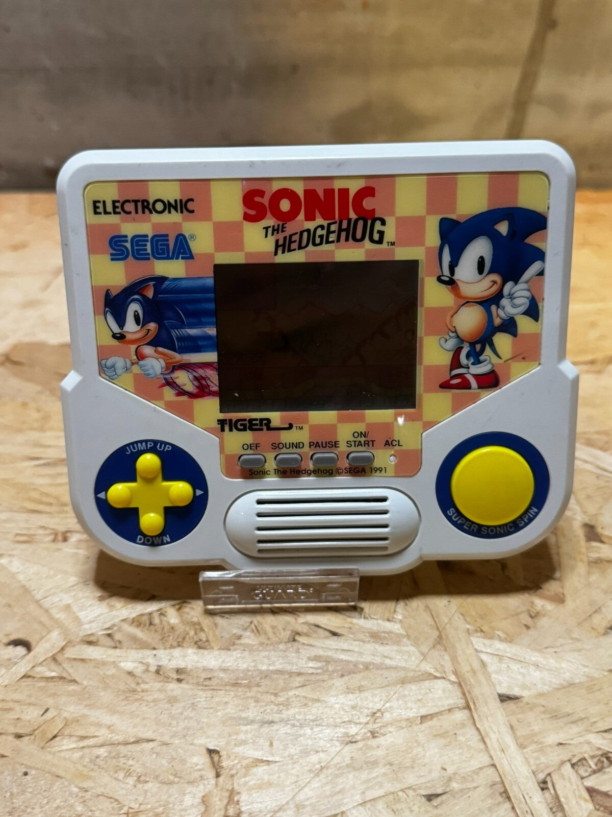 Sonic the Hedgehog SEGA Tiger gioco elettronico portatile vintage 1988 LCD funz