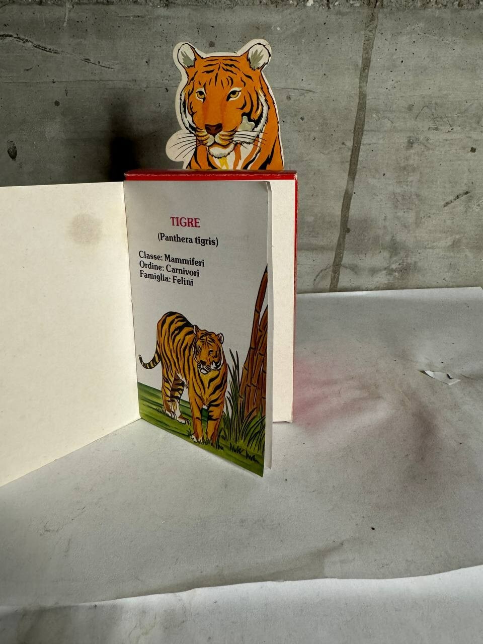 MATTEL UOVO DELLE MERAVIGLIE Tigre new old stock 80's