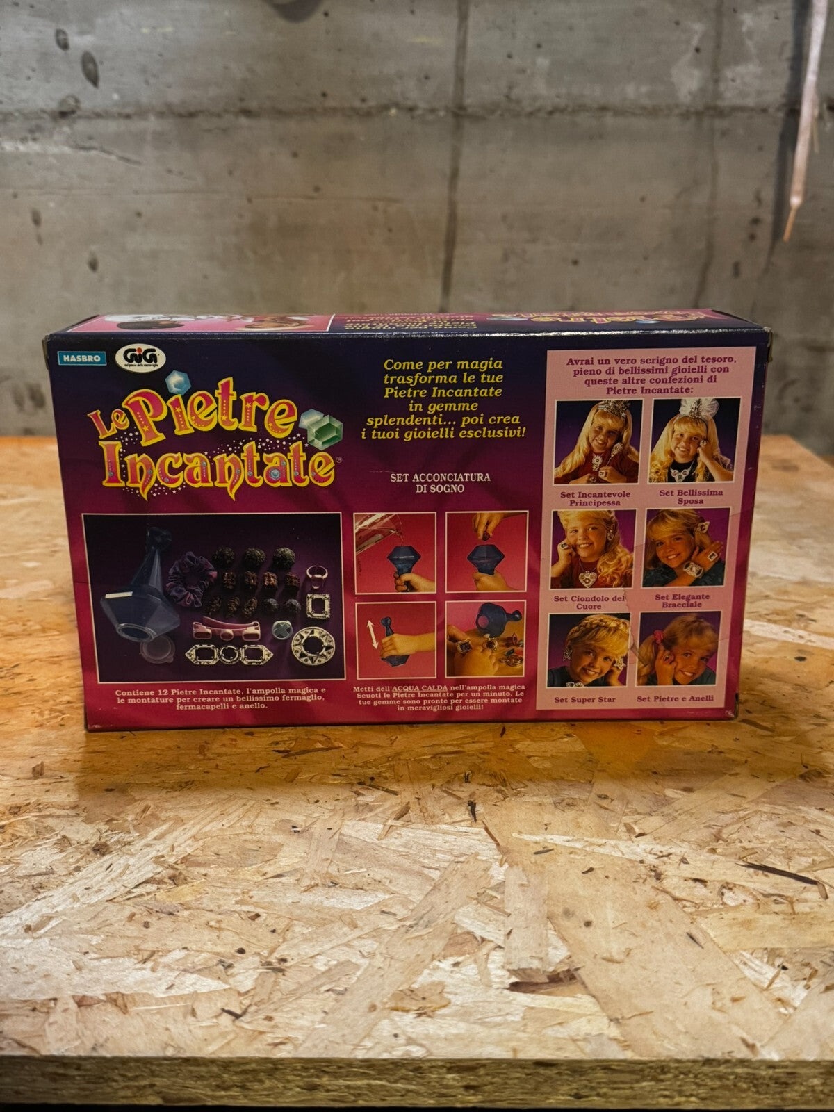 LE PIETRE INCANTATE COMPLETO DI BELLEZZA DELLA SIRENA HASBRO GIG VINTAGE NEW!!!