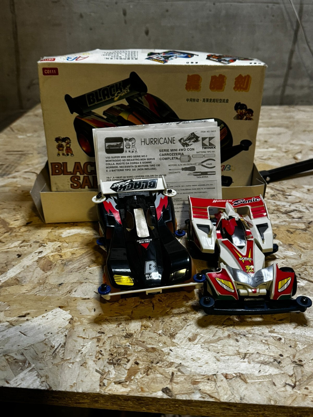 Black saber ABC mini 4wd