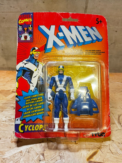 X-MEN CYCLOPS GIALLO E BLU MARVEL COMICS Toy biz TYCO Action Figure