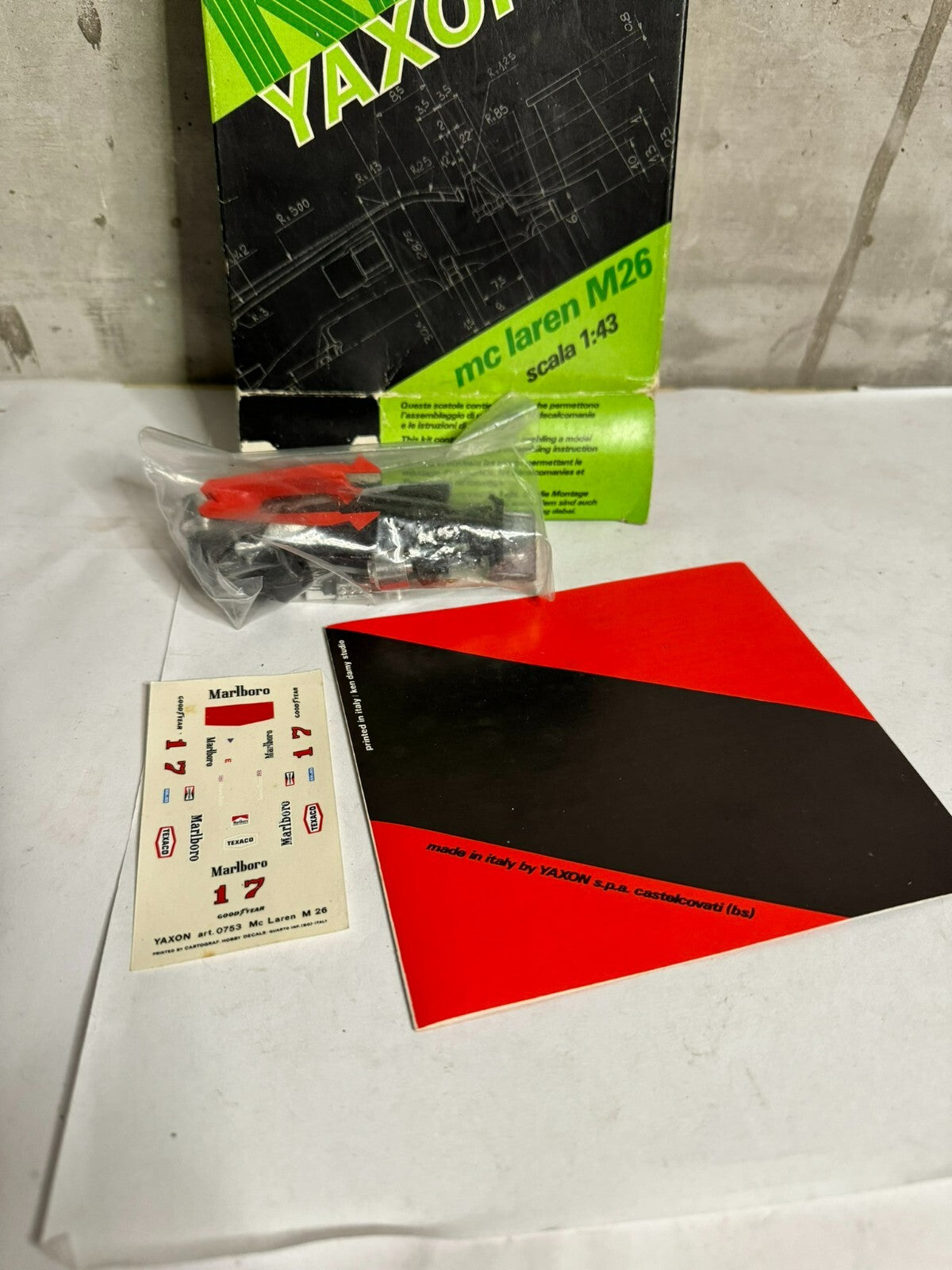Yaxon 1/43 kit 0753 McLaren M26  F1 1978/79 NEW still sealed in box
