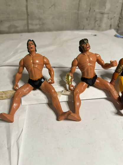 Lotto Action figure Tarzan Trendmasters 5 personaggi