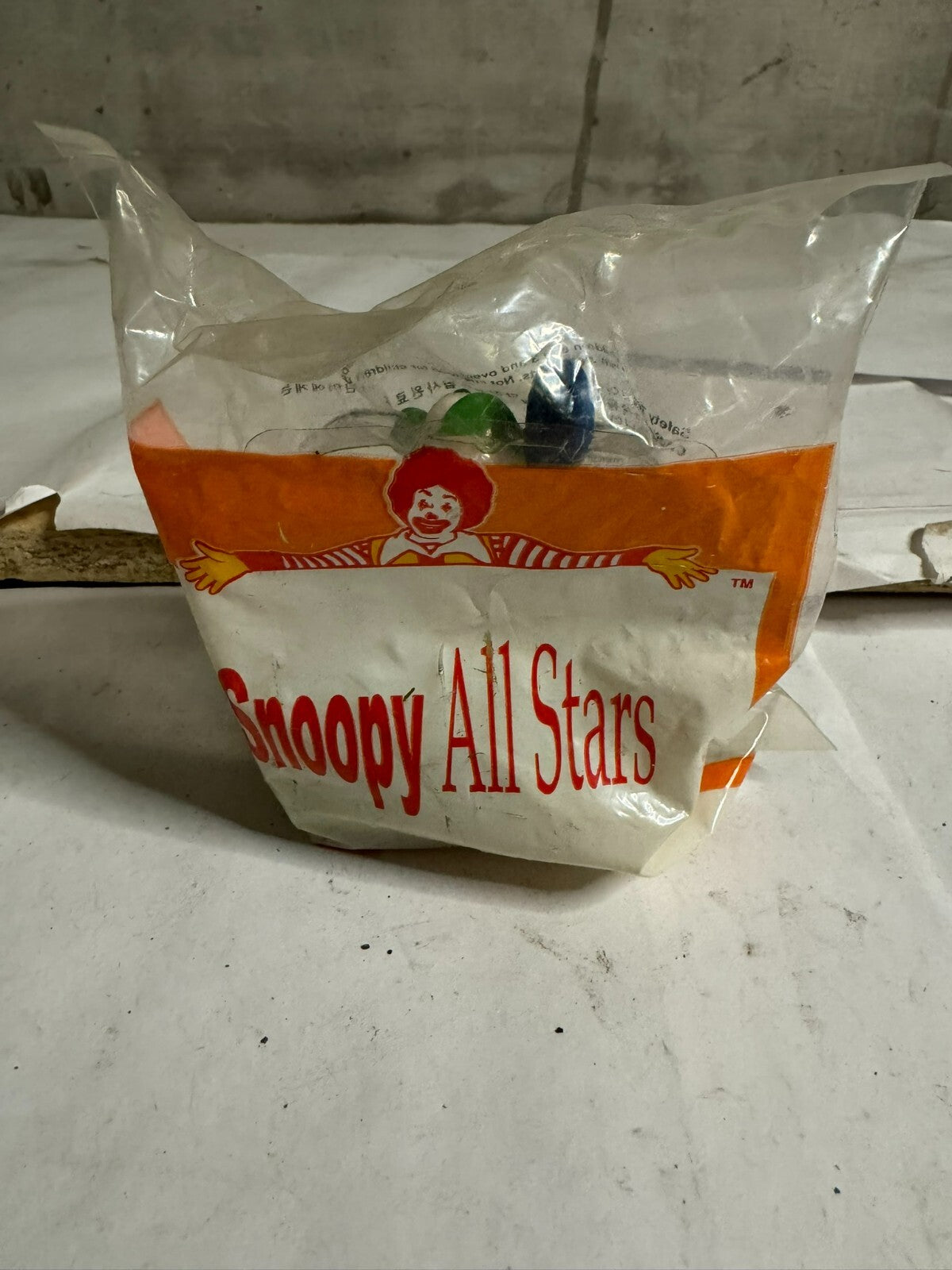 Sorpresa Happy Meal Snoopy All star vintage