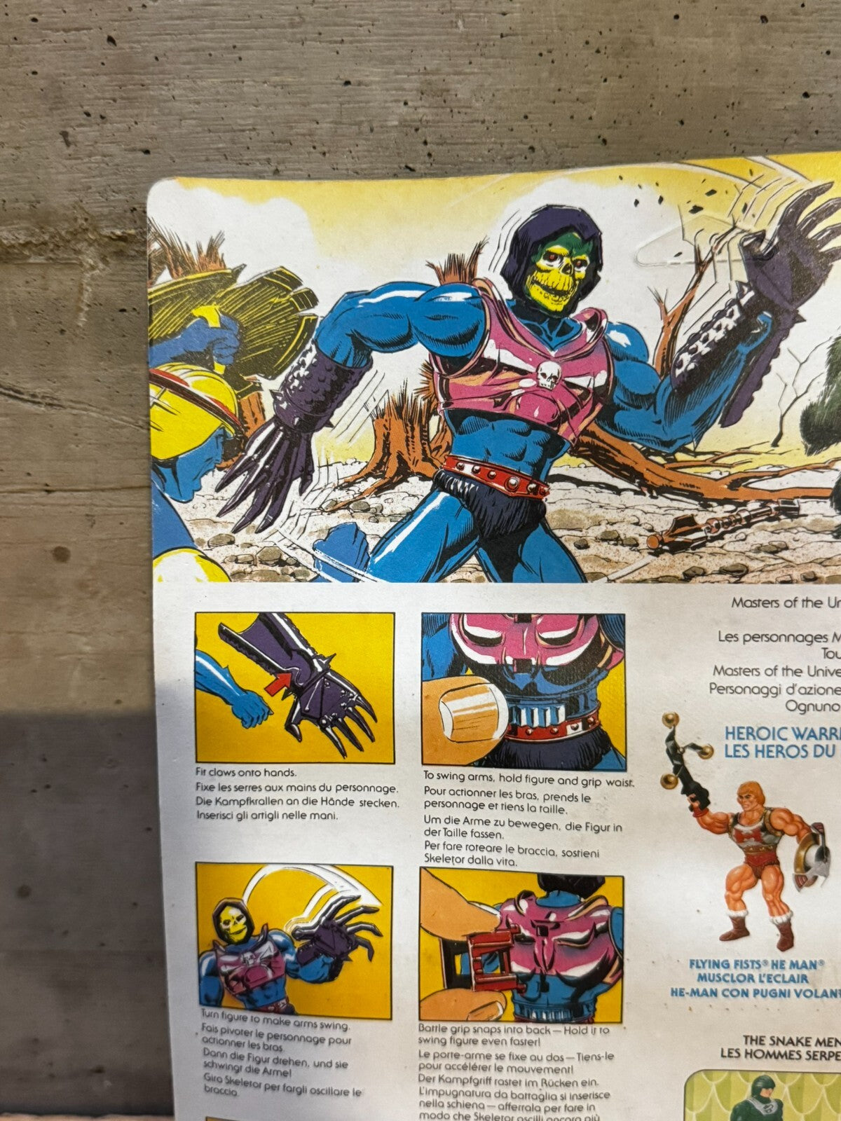 MOTU, Terror Claws Skeletor, Masters of the Universe, MOC, cardato, figura sigil
