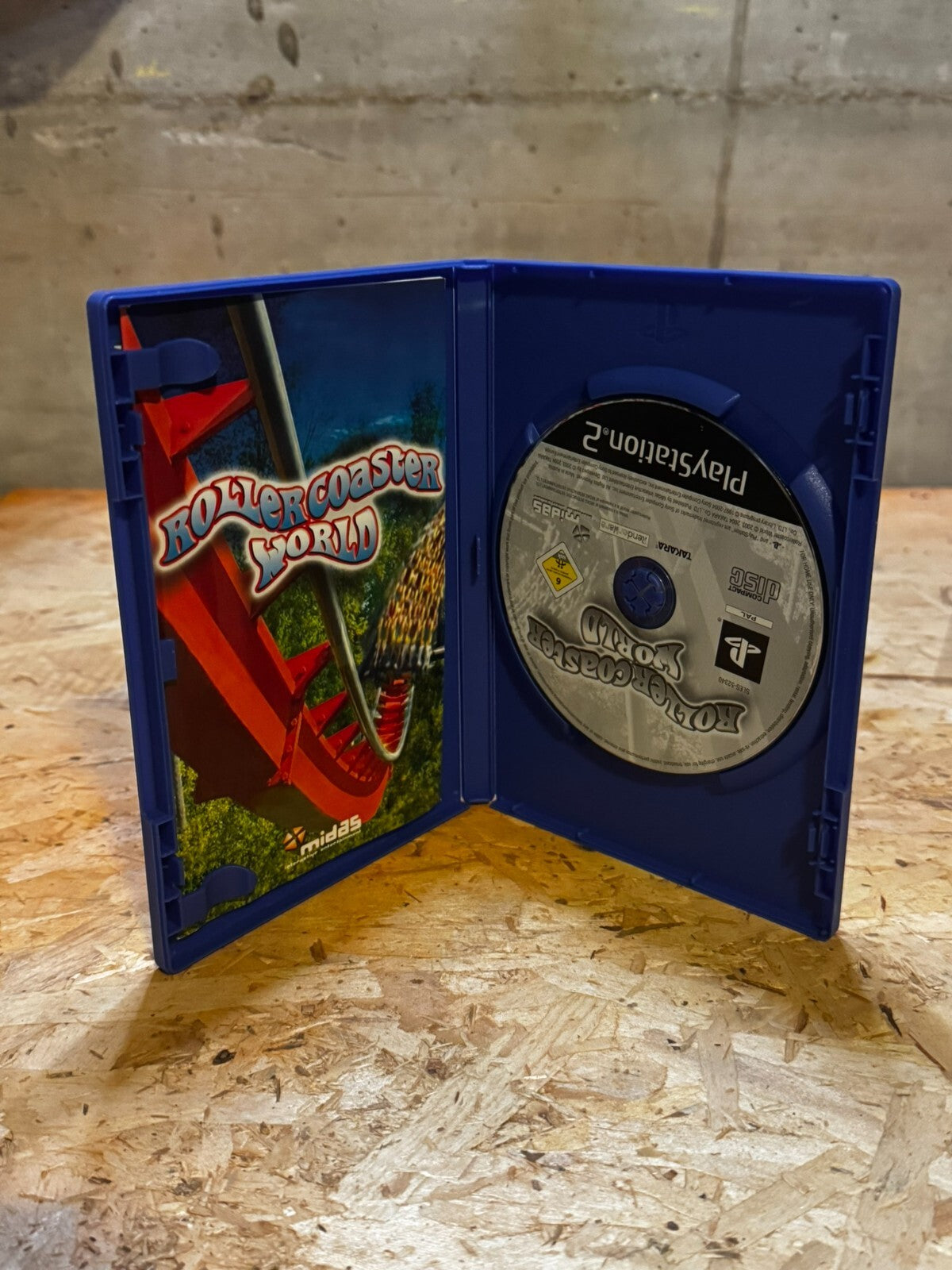 Ukv Pal Roller Coaster World Sony Playstation 2 Ps2 Multilingua