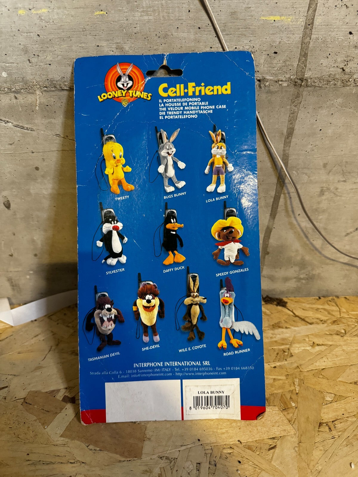 Cell friend lola bunny looney tunes porta telefonino vintage