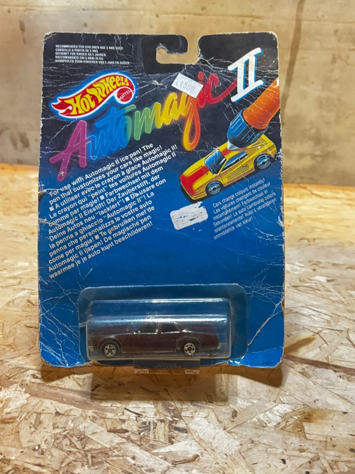 HOTWHEELS 1/64 AUTOMAGIC II MATTEL 1989 item 481