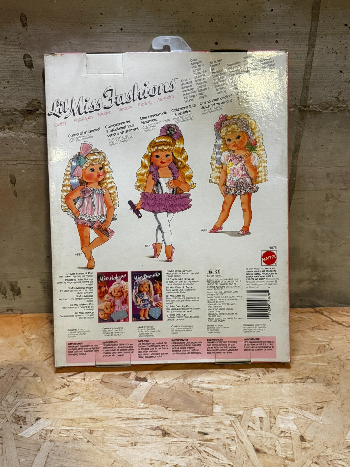 ABITO LIL MISS FASHIONS BALLERINA 4878 MATTEL 1989 MATTEL - Fondo di magazzino