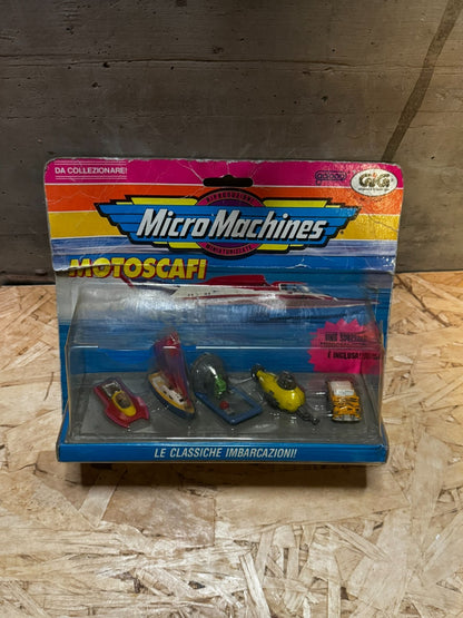 MICROMACHINES MICRO MACHINES MOTOSCAFI COLLEZIONI CLASSICHE IMBARCAZIONI GALOOB