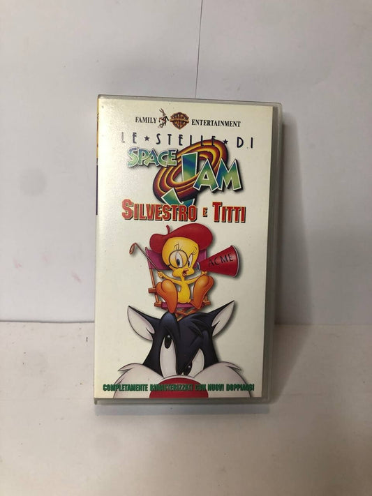 SILVESTRO E TITTI - VHS LE STELLE DI SPACE JAM WARNER BROS