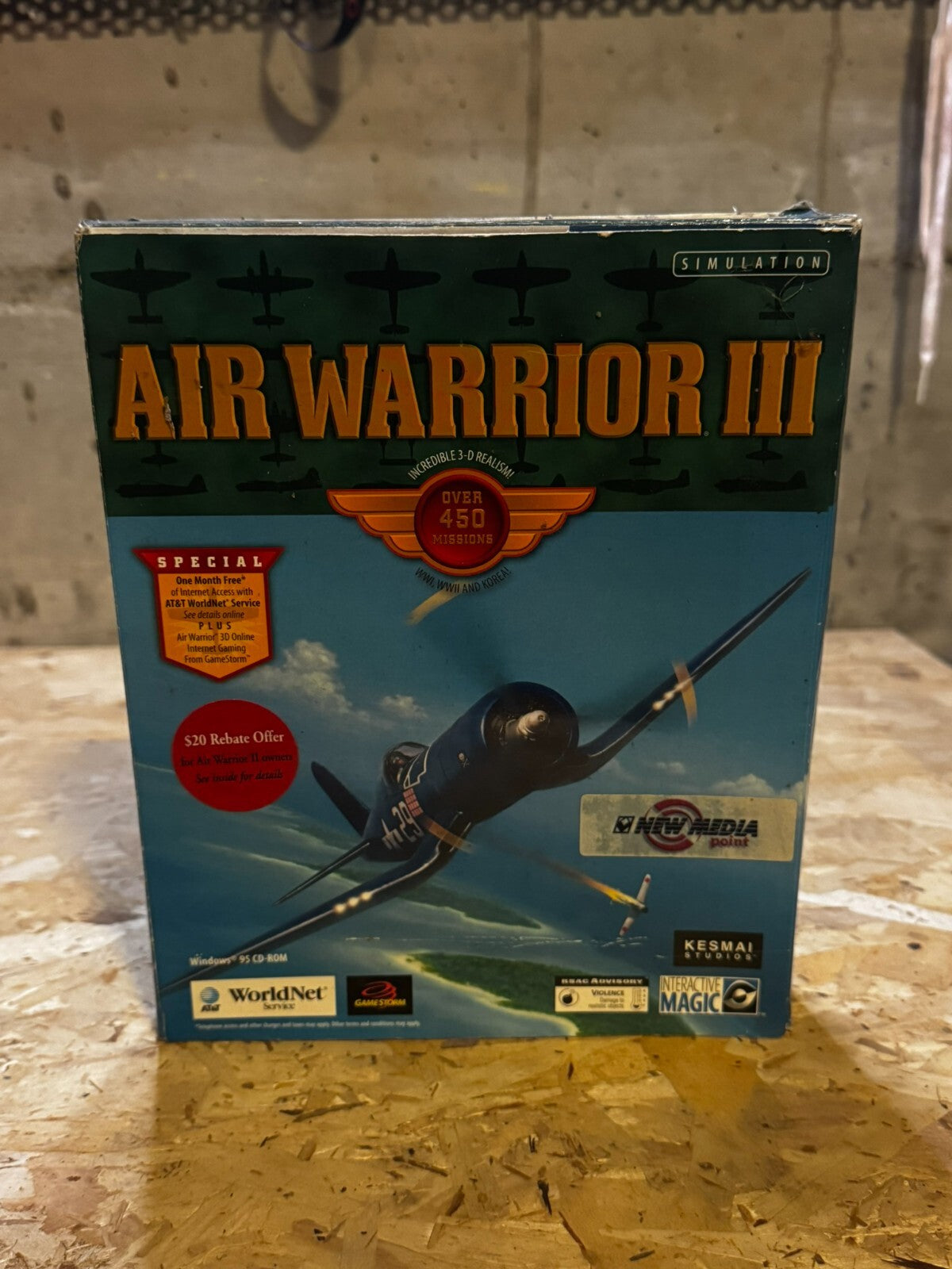 Air Warrior III, 1997, scatola grande