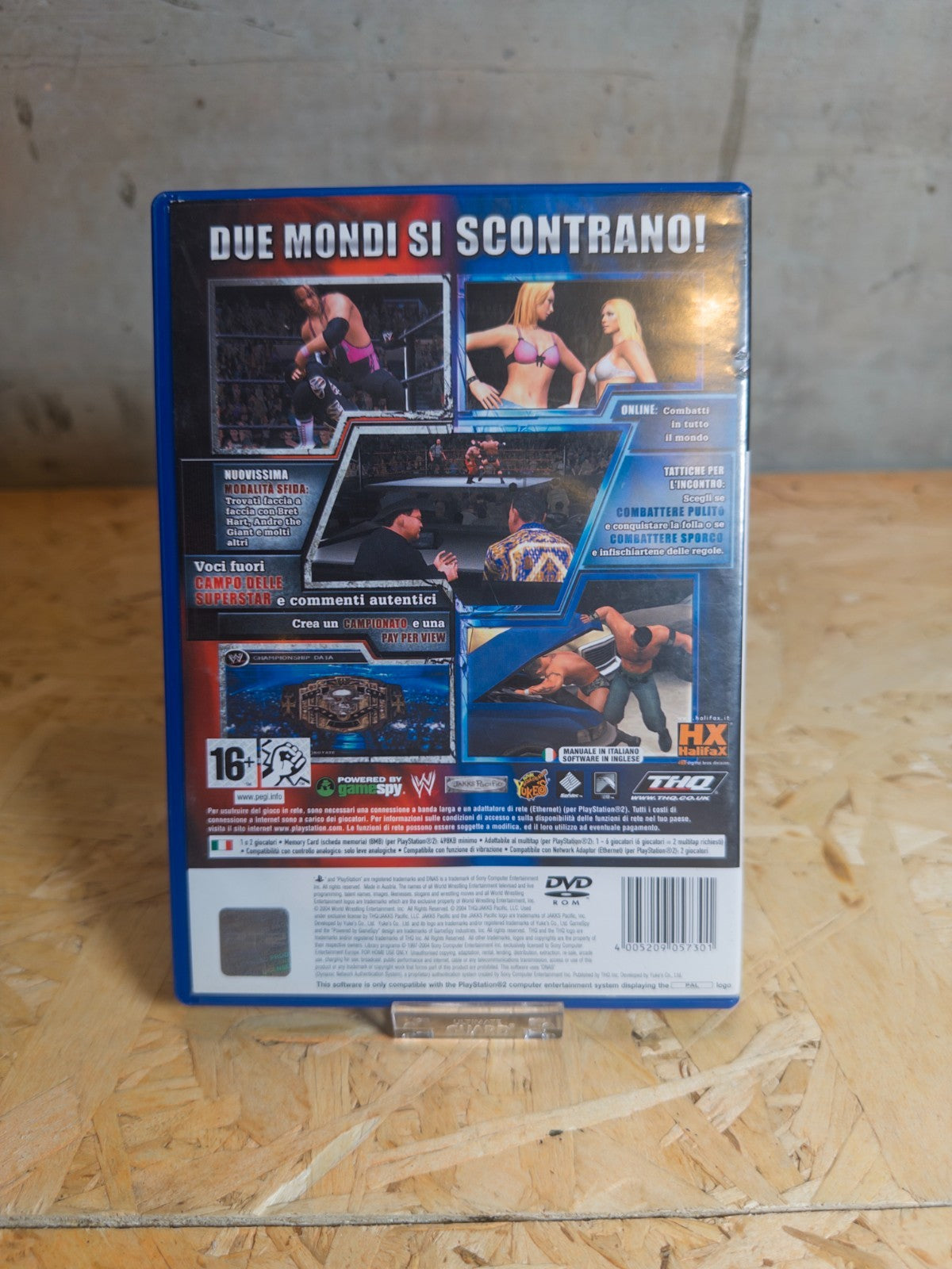 WWE SMACKDOWN VS RAW PS2 SONY PLAYSTATION 2 GIOCO Inglese