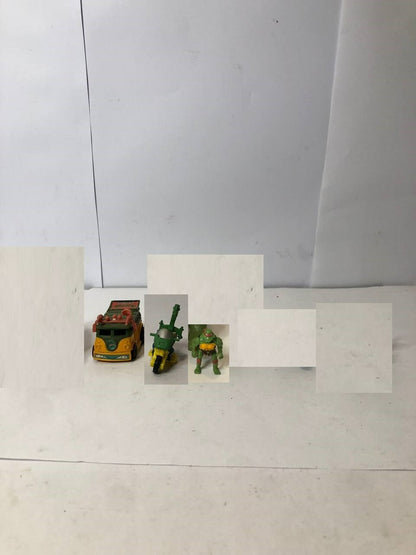 Vintage 1994 TMNT Micro Party Wagon Van + figure