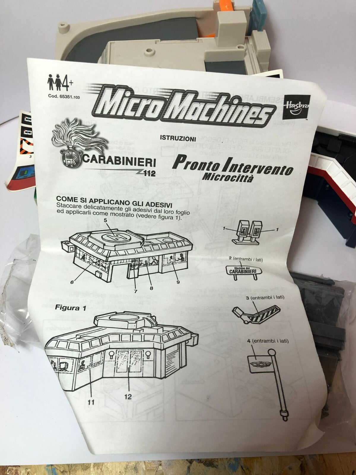 MicroMachines Carabinieri Pronto Intervento Microcittà Playset