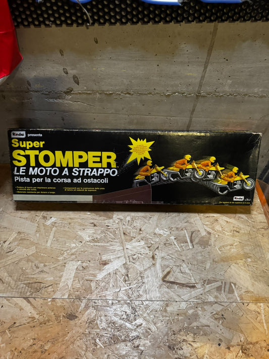 Super Stomper Polistil Rindei Moto strappo Tear away motorcycle circuit pista