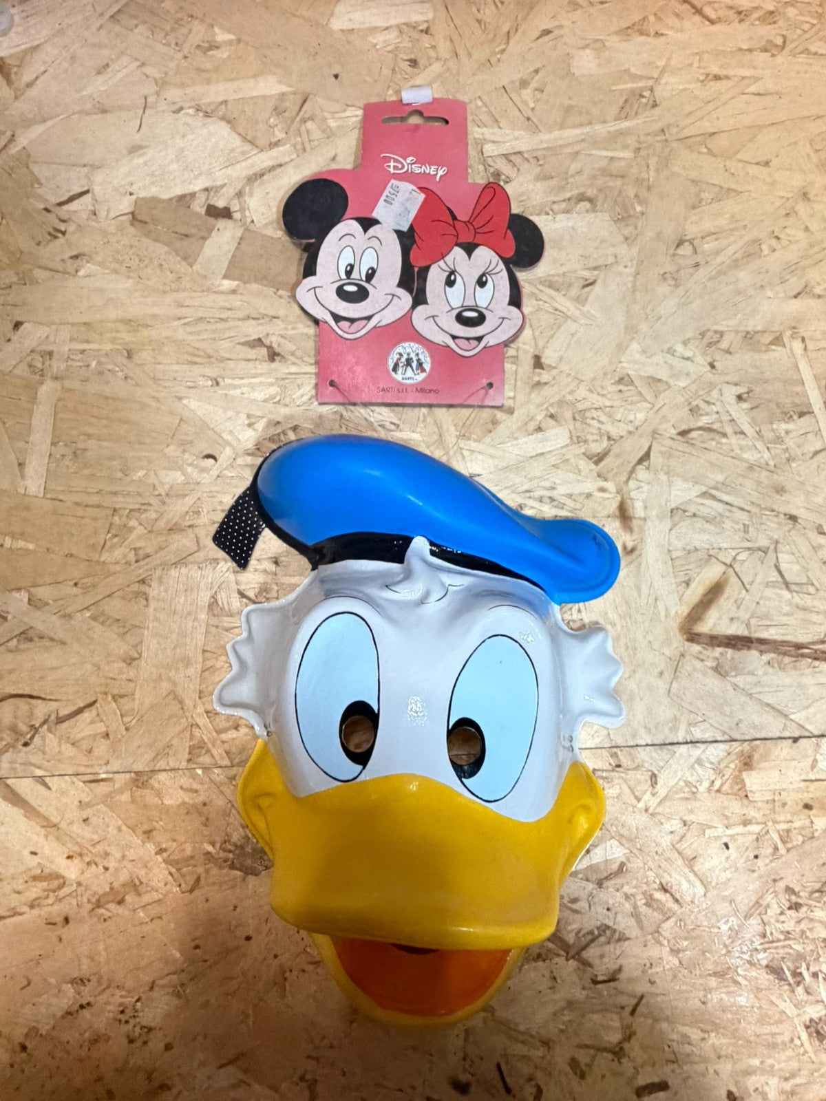 Maschera Paperino\Donald duck anni 70 Disney Sarti Milano