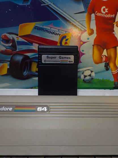 Commodore C64 Video Supergame 64 (Computer + 3 Giochi) + Datassette unit