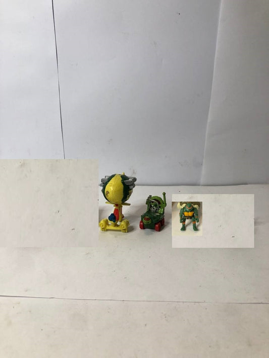 Vintage TMNT Mutant Ninja Turtles Mini Mutants 1995 High Flyin & Road Raggin Com