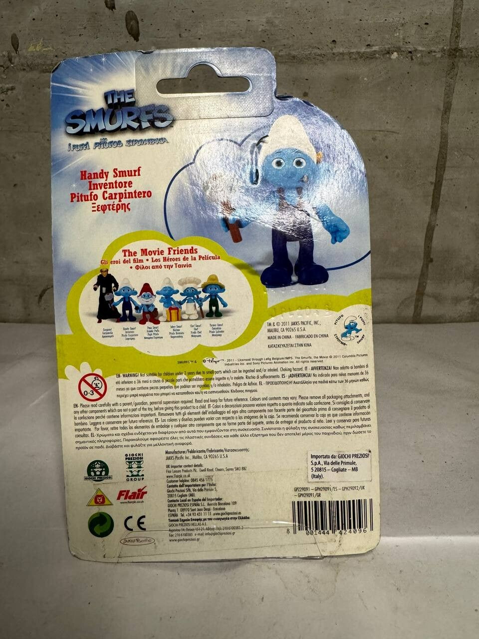 PEYO I PUFFI 3D ACTION FIGURE COSTRUTTORE JAKKS PACIFIC GIOCHI PREZIOSI MOC