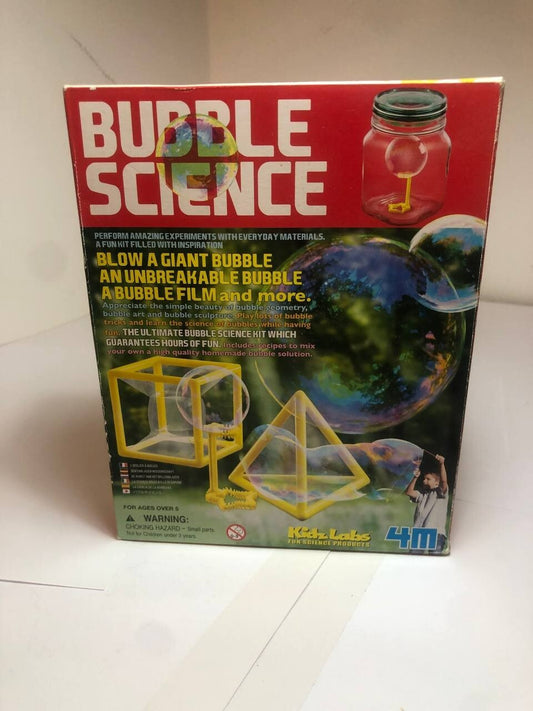 4M Kidz Labs Bubble Science for Ages Over 5 - Gioco con le bolle