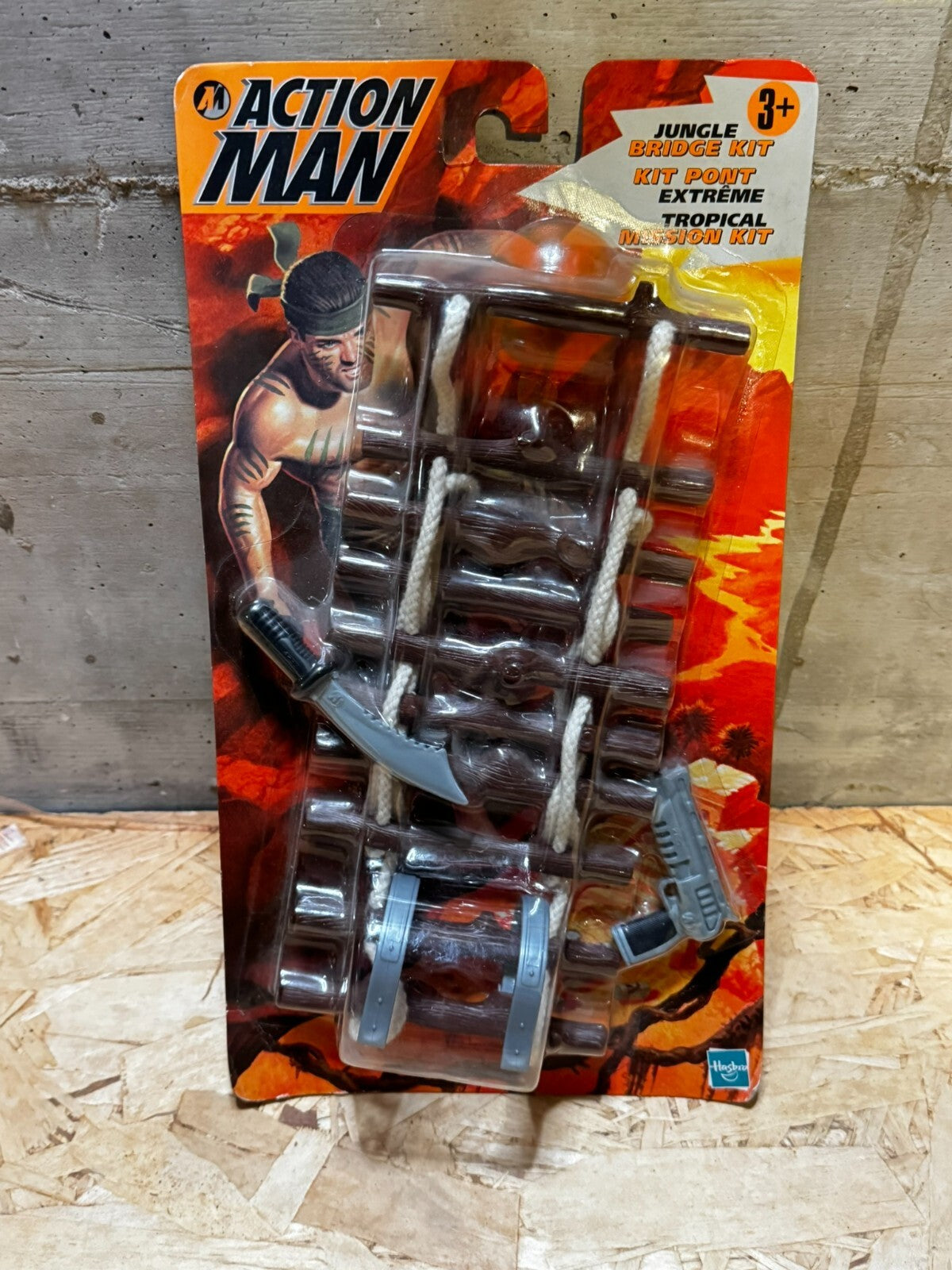 ✶ ACTION MAN JUNGLE BRIDGE KIT TROPICAL MISSION HASBRO VINTAGE