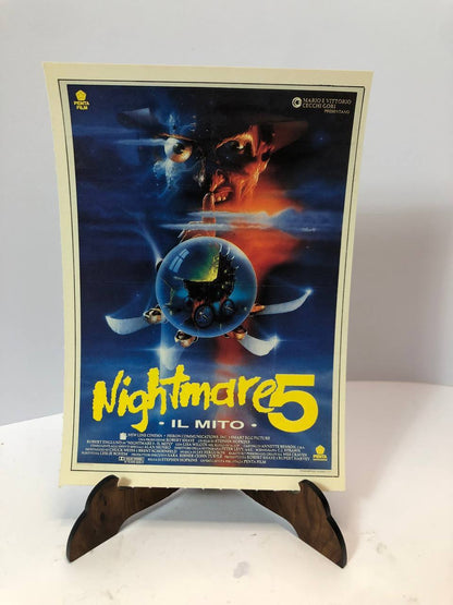 Mini locandina Nightmare 5 il mito Vintage