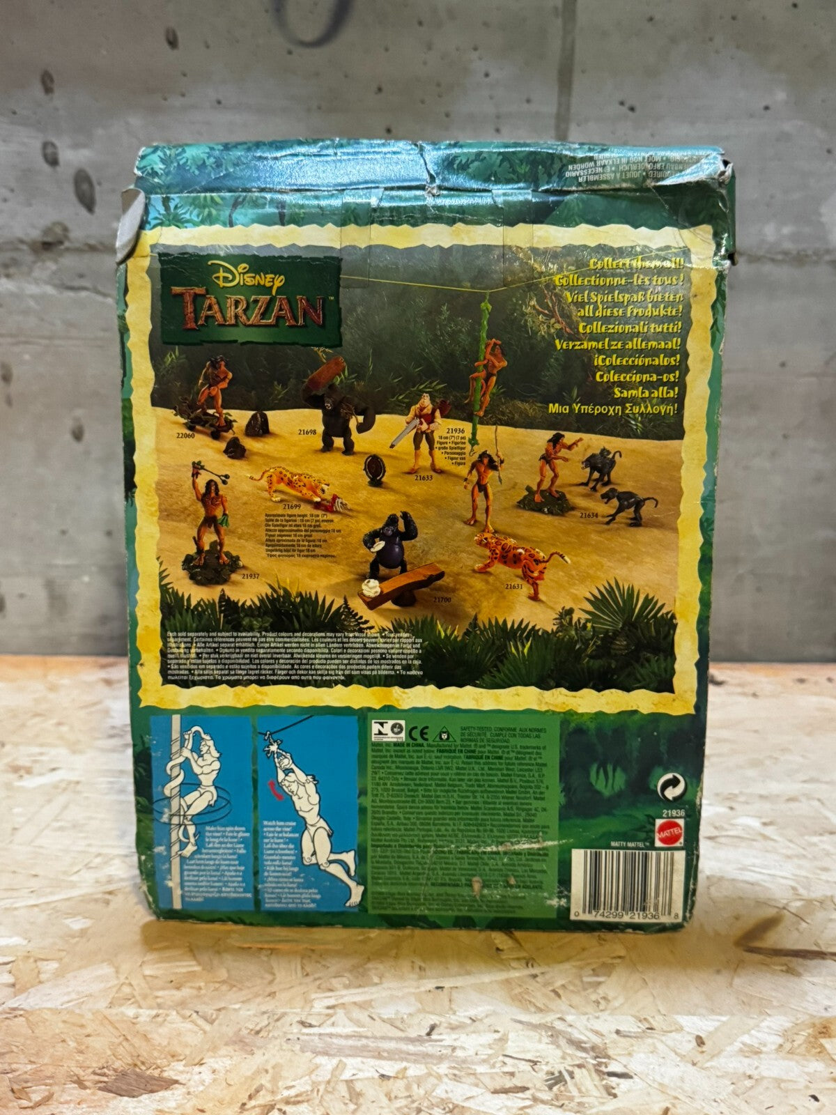 VARIANT TARZAN Vine Jammin' Snake Action Figure Disney Toys Movie Mattel NEW B4