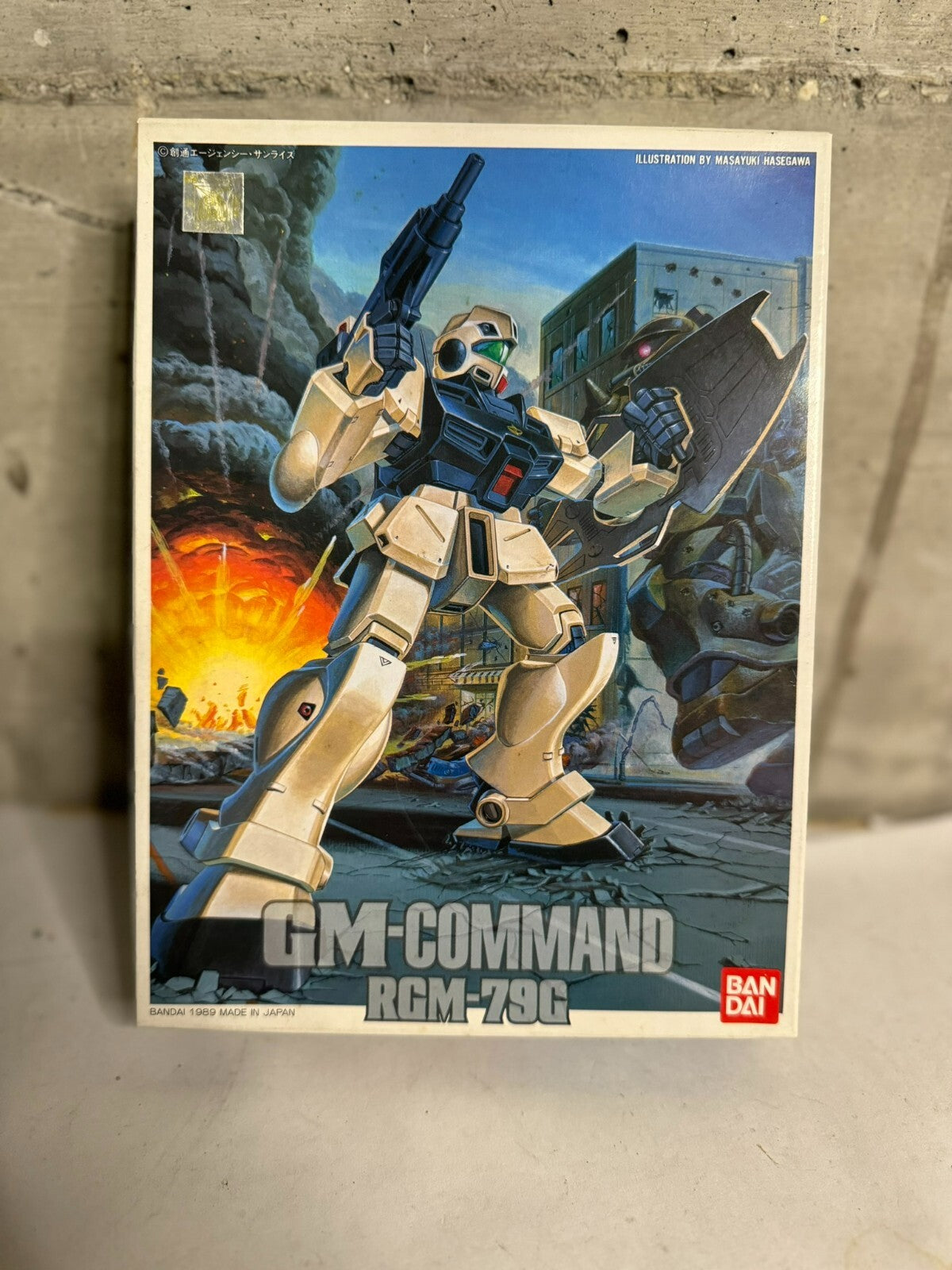 GM Command RGM 79G Gundam Bandai Vintage 1989 Modello in plastica dal Giappone