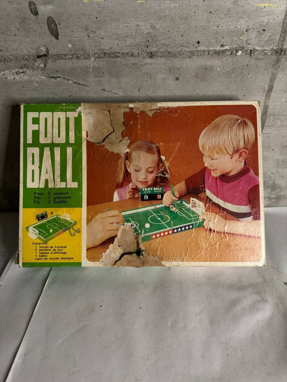 Foot Ball gioco per due persone francese calcio da tavolo