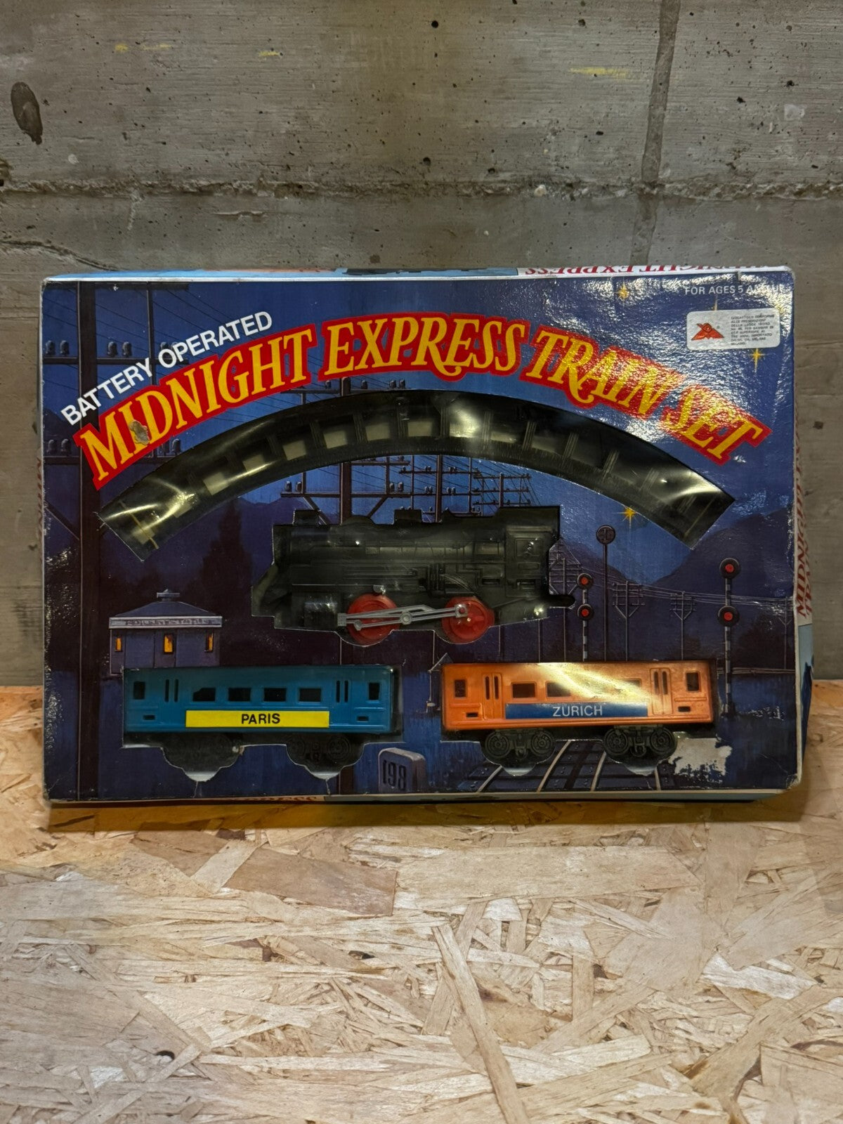 Treno giocattolo Midnight express train set