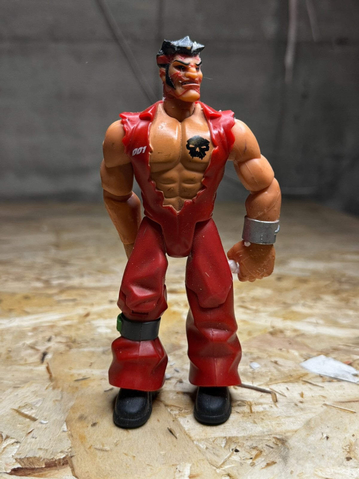 RARE 2005 ACTION MAN A.T.O.M. JET BURNER PAINE FIGURE ATOM HASBRO