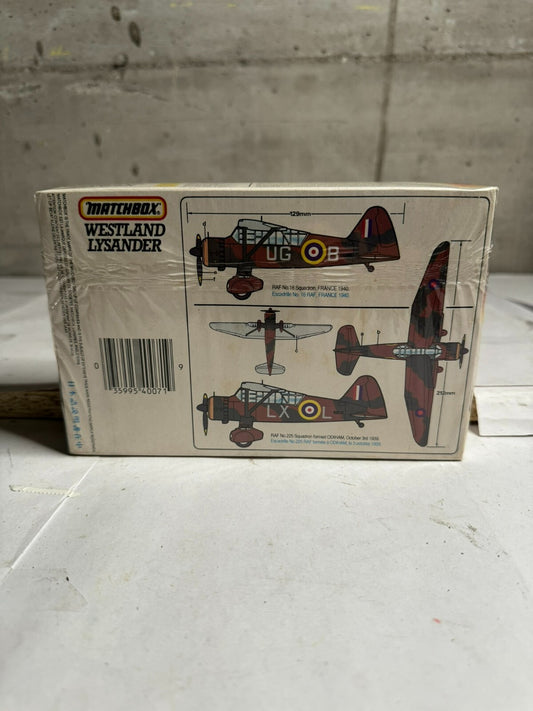 MatchBox Westland Lysander Kit modello 1:72
