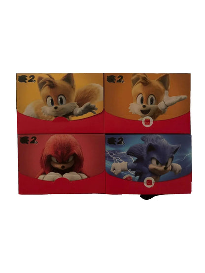 Mc Donald's happy Meal SONIC 2 THE HEDGEHOG 4 PERSONAGGI 2022