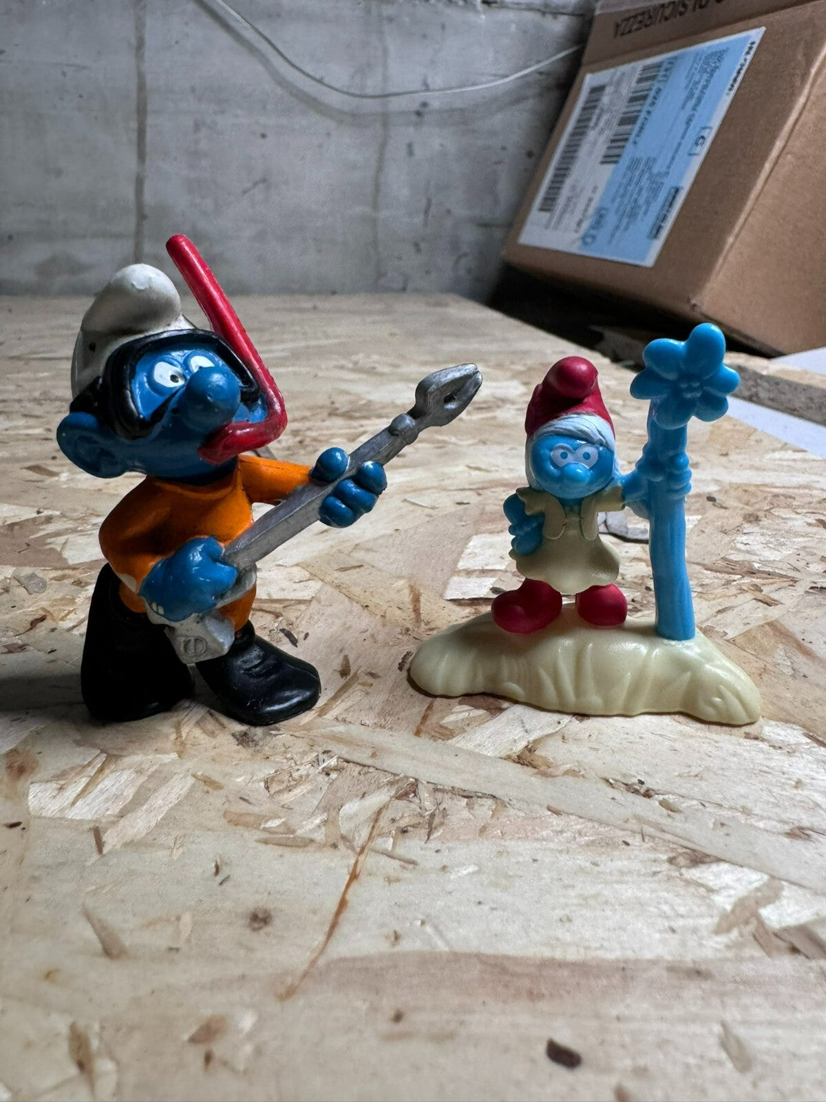 figure puffi vintage puffo sub